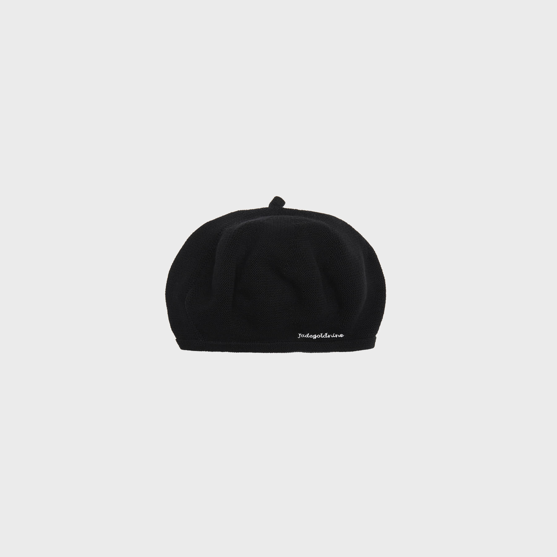 peach beret (black)